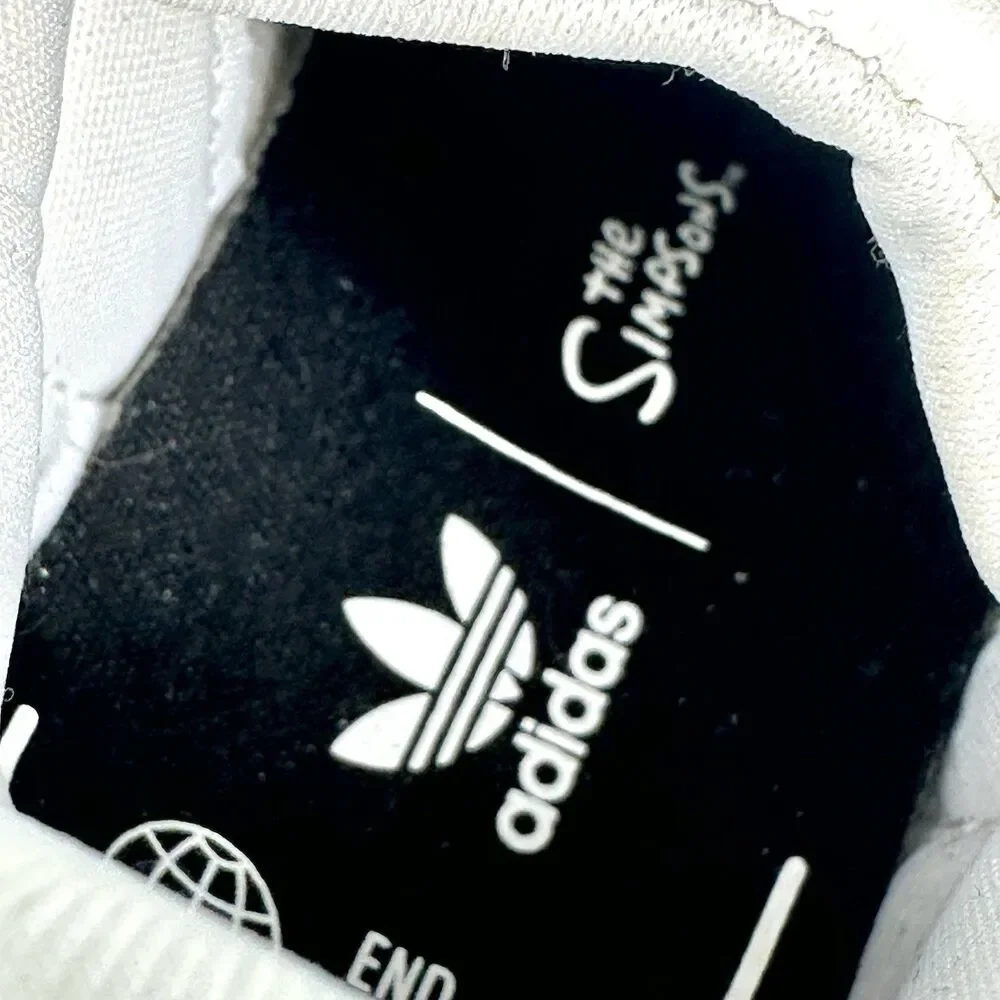 ADIDAS Shoes SIMPSONS X SUPERSTAR KANG AND KODOS  WHITE GY3322 Toddler SIZE 7K - Picture 9 of 11